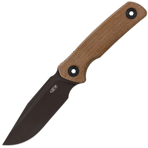 Zero Tolerance Model 0004 Natural Micarta CPM-CruWear Fixed Blade Knife 0004