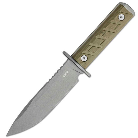 Zero Tolerance Model 0006 OD Green G10 CPM-3V Clip Pt Fixed Blade Knife 0006