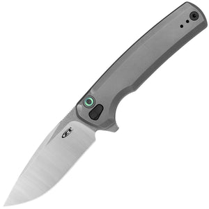 Zero Tolerance Model 0044 Button Lock Gray Titanium Folding CPM-S45VN Pocket Knife 0044