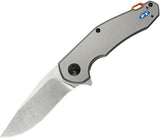 Zero Tolerance Jens Anso Titanium KVT Folding Knife  S35VN Blade - 0220