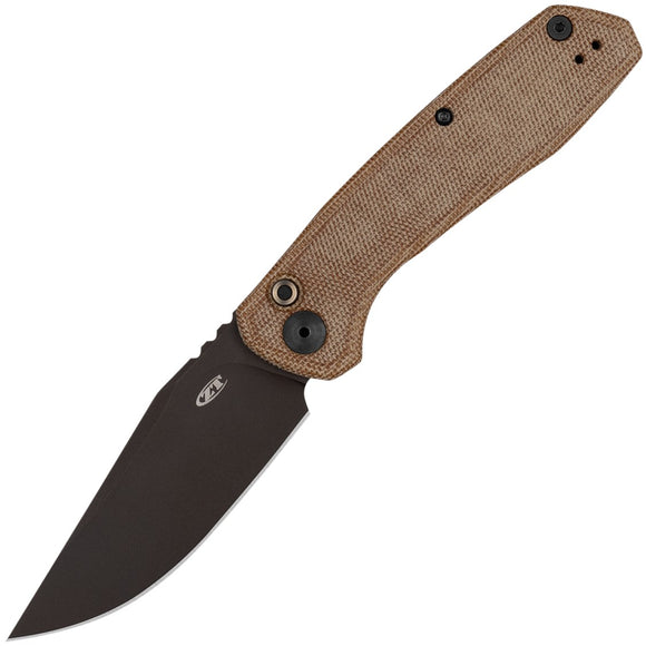 Zero Tolerance Automatic Model 0512 Knife Button Lock Micarta & Titanium CPM-CruWear Blade 0512