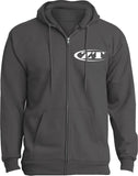 Zero Tolerance White Gray Long Sleeve X-Large Zip-Up Men's ZT Hoodie 18XL