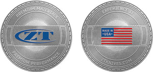 Zero Tolerance Challenge Coin Experience It 1.75" CC