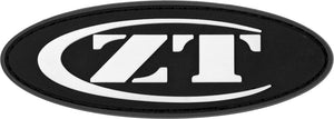 Zero Tolerance ZT PVC Velcro Black 3.25" Patch PATCH17