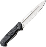 Kizlyar Legion D2 Tool Steel Black G10 Handle Fixed Blade Knife 