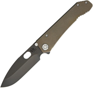 Medford MKT 187 DP Bronze Titanium D2 Tool Steel Blade Folding Knife