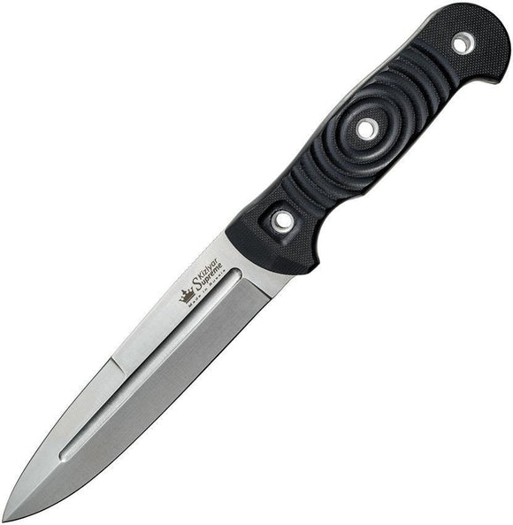 Kizlyar Legion Niolox Tool Steel Satin Black G10 Handle Fixed Blade Knife