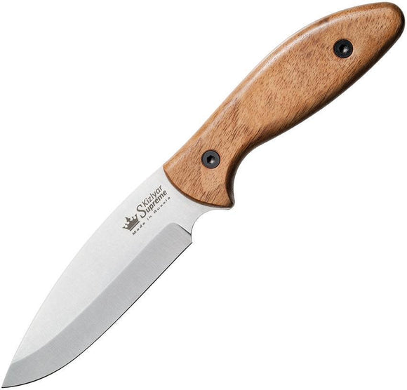 Kizlyar Fortuna AUS-8 Stainless Fixed Blade Walnut Handle Knife