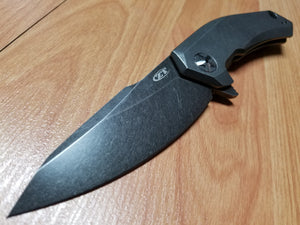 Zero Tolerance Blackwash Blade and Ti Handles S35vn Blackwash blade - 0095bw