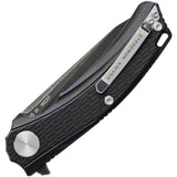 Stedemon BG01 Linerlock Black SW Sandvik Black G10 Folding Pocket Knife BG0105
