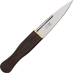 J. Adams Sheffield England Sgian Dubh Stainless Fixed Blade Rosewood Knife