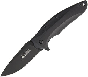 Kizlyar Zedd Linerlock Black G10 Titanium AUS-8 Stainless Folding Knife