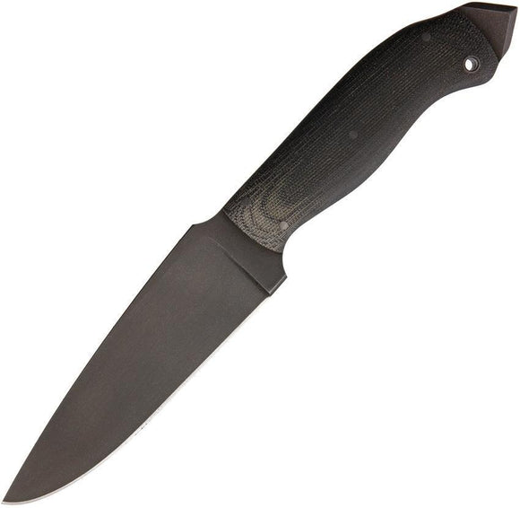Winkler Knives II Spike/Glass Breaker Black Micarta Handle Fixed Blade Knife