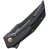 Reate Knives Star Boy Framelock Black PVD Titanium RWL-34 Steel Flipper Folding Knife 017