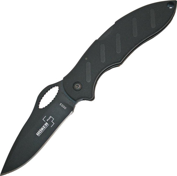 Boker Plus TD Lockback Zytel Handles Black Stainless Folding Blade Knife