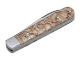 Boker Barlow Prime Curly Birch Wood Folding Bohler N690 Pocket Knife 111942