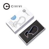 Civivi Click Carabiner Anodized Flamed Titanium a01b