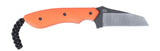 CRKT S.P.I.T. Orange G10 8Cr13MoV Reverse Tanto Fixed Blade Knife w/ Sheath 2399