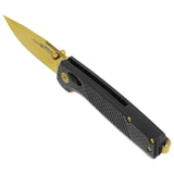 SOG Terminus LTE XR Lock Carbon Fiber Folding Gold S35VN Pocket Knife TM1033BX