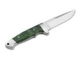 Boker Vollintegral 2.0 Green Curly Birch 440C Stainless Fixed Blade Knife 128585