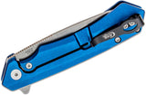 Case Cutlery Kinzua Framelock Blue Aluminum S35Vn Folding Knife 64663