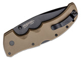 Cold Steel Recon 1 Pocket Knife Lockback Dark Earth Folding CPM-S35VN 27BSDEBK  -On Sale