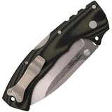 Cold Steel 4-Max Elite Lockback Black And Green G10 Handle S35VN Knife 62RMA