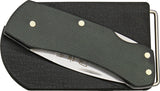 Benchmark Belt Buckle Black Lockback Folding Knife w/ Magnetic Case 032
