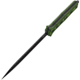 Heretic Knives Nephilim Fixed Blade Knife Black & Green G10 Elmax 0038CGRNBLK  -On Sale