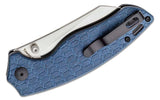 Kizer Cutlery Towser K Blue Richlite 154cm Folding Knife 4593c1