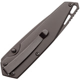 Case Cutlery Harley TecX Gray Titanium Stainless Folding Pocket Knife 52188