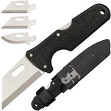 Cold Steel Click N Cut Black ABS Handle 420J2 Stainless Replaceable Blade 40A