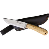 Joker Montanero Curly Wood Fixed Blade Knife cl135