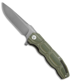 Boker Magnum Leader Liner Lock Knife OD Green G-10 Folding Pocket Knife