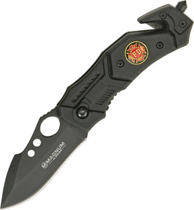 Boker Magnum Fire & Rescue Linerlock Folding Pocket Knife