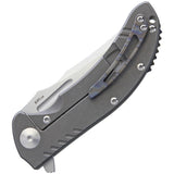 Reate Knives Valhalla Plain RWL-34 Steel Titanium Folding Pocket Knife 020