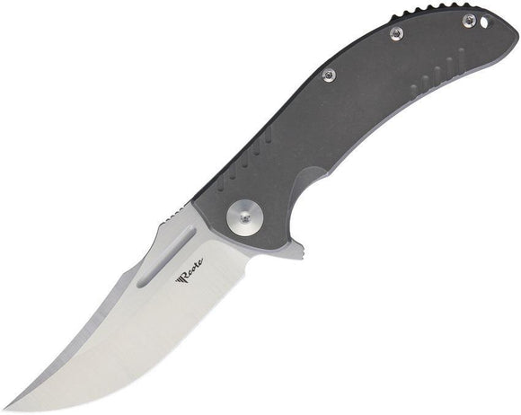 Reate Knives Valhalla Plain RWL-34 Steel Titanium Folding Pocket Knife