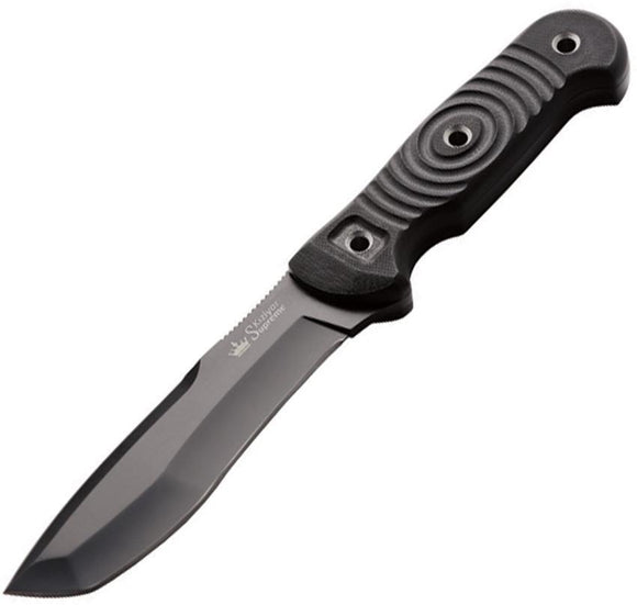 Kizlyar Vendetta Fixed TiNi D2 Tool Steel Blade Black G10 Outdoor Knife