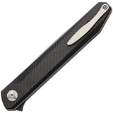 Komoran Linerlock Carbon Fiber/G10 Folding Pocket Knife 023