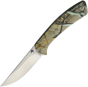 Browning Camo Linerlock Satin Stainless Folding Pocket Knife