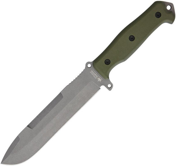 Kizlyar Survivalist X D2 Tool Steel Green G10 Handle Fixed Blade Knife