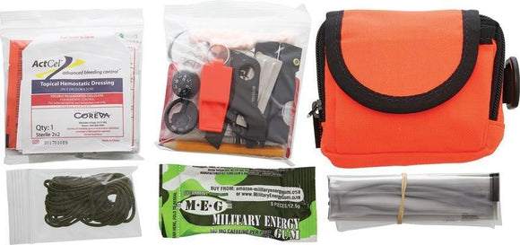 ESEE Advanced Pocket Multipurpose Survival PSKT Orange Storage Case Kit