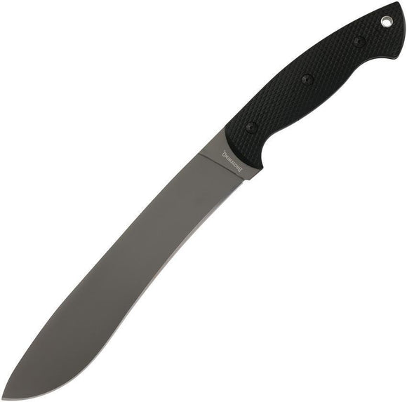 Browning Bush Craft Gray Titanium Blade Black Handle Camp Knife