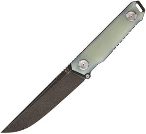 Stedemon UncleOne 9.75" Jade Handle G10 Stonewash Blade Fixed Knife