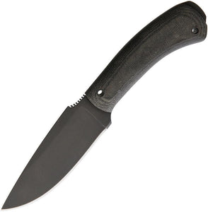 Winkler Knives II Woodsman Black Micarta Handle Fixed Blade Knife