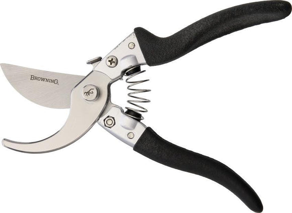 Browning Outdoorsman Black Rubber Handle Saftey Lock Stainless Blade Shears