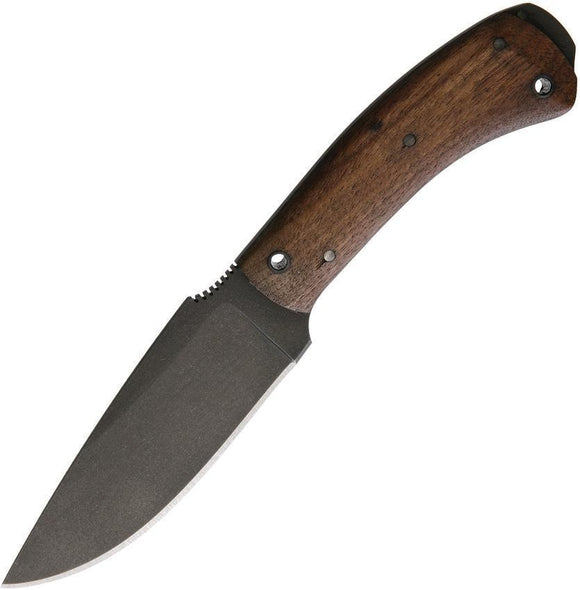 Winkler Knives II Woodsman Walnut Handle Fixed Drop Pt Blade Knife