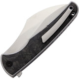 VDK Knives Vice Framelock Titanium/Carbon Fiber Folding Bohler M390 Knife 029