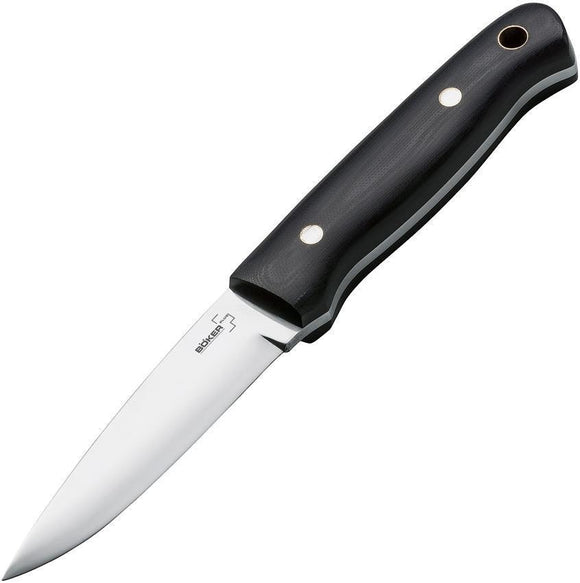 Boker Plus Bushcraft Next Generation Black Micarta Fixed Blade Knife
