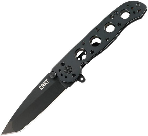 CRKT M16 Framelock Tanto Black Finish Folding Blade Stainless Handle Knife